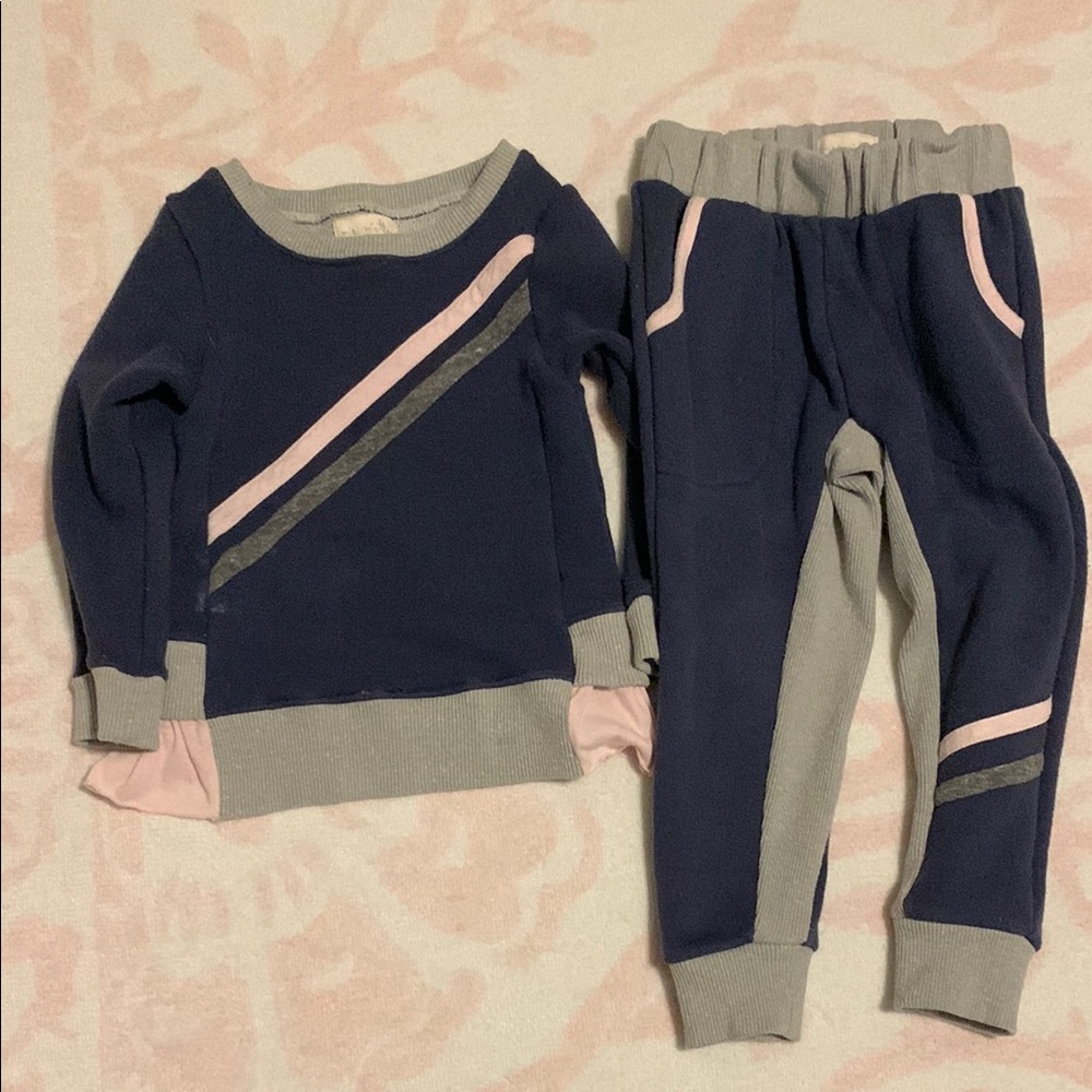 Navy and Gray Kids Set